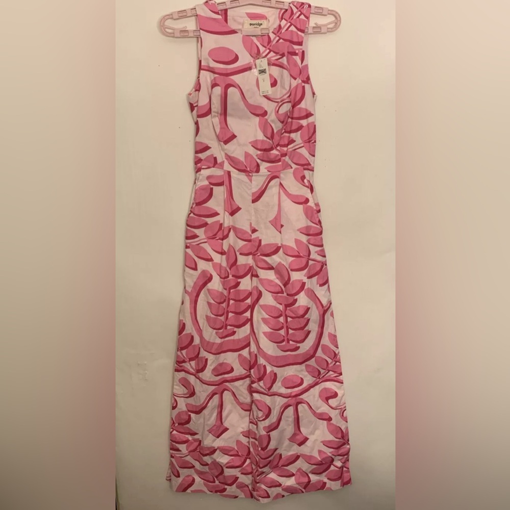 Pink Patterned Jumpsuit - Picture 6 of 13